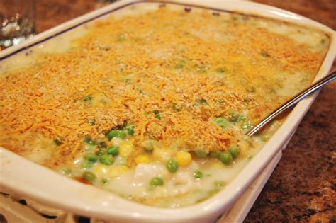 Chicken Casserole With Corn And Peas Eat At Home