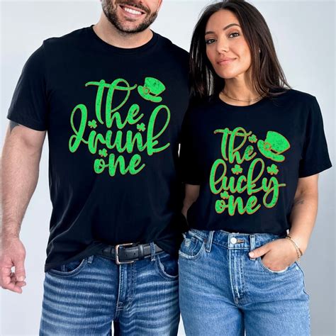 Funny Couples St Patricks Day Shirts Couples Drinking Shirts Couple