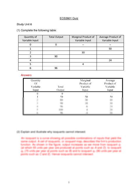 Solution Microeconomics Quiz And Answers Studypool