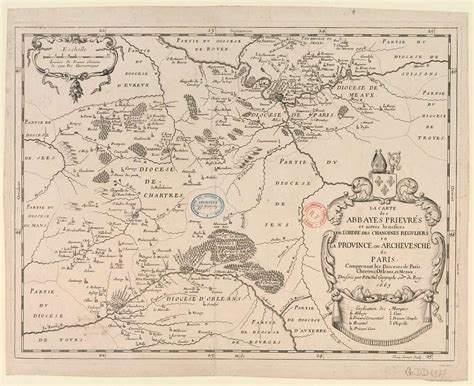 La Carte Des Abbayes Prieur S Et Autres Benefices De L Ordre Des