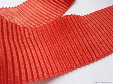 Лента гофрированная атласная 52 мм, три цвета – купить на Ярмарке ...