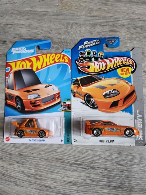 MOSC Hot Wheels Fast Furious Toyota Supra And Toon 94 Toyota Supra Hobbies Toys Toys