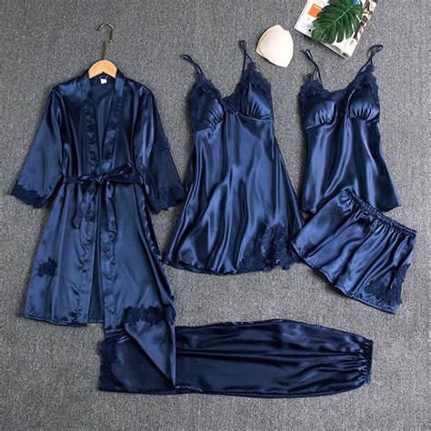 The Five Piece Set Of Sexy And Hot Home Wear By The Nightgown Girl Bingsi Night Gown Sleep Shirt
