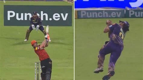 Watch Suyash Sharma S Incredible Catch Ends Heinrich Klaasen S