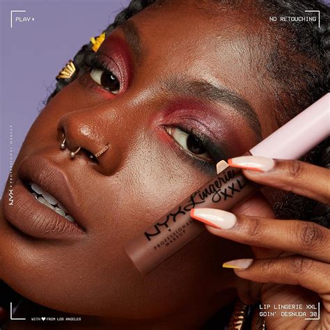 NYX Lip Lingerie XXL Matte Liquid Lipstick Goin Desnuda Fl Oz Chocolate Brown Buy Now