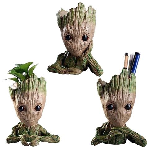 Macetas Escritorio Animados Baby Groot Marvel S 89 00 En Mercado Libre