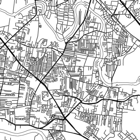 Pimpri Chinchwad Map Print Map Of Pimpri Chinchwad India Digital