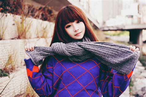 Ngắm hot girl Hàn Quốc có vẻ đẹp như búp bê