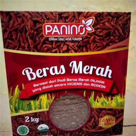 Jual Beras Merah Panino 2kg Shopee Indonesia