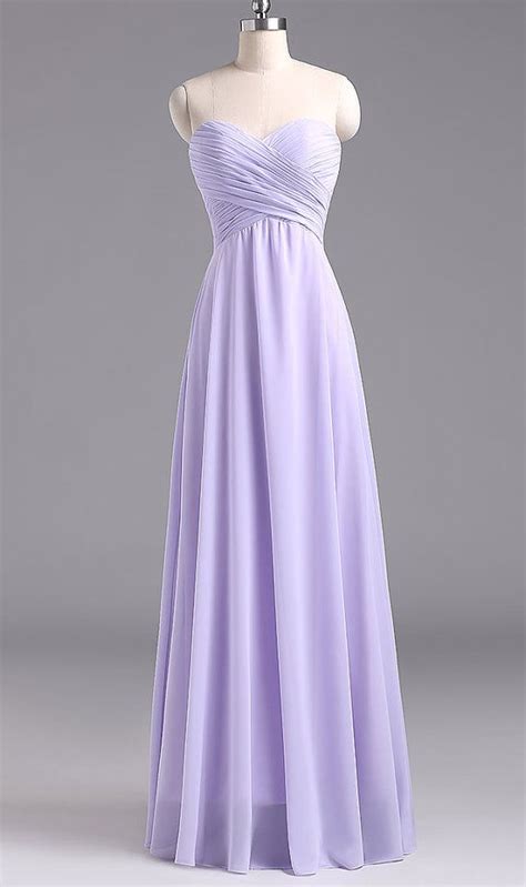 Simple Long Lavender Prom Dress 2016, Lavender Bridesmaid Dresses ...