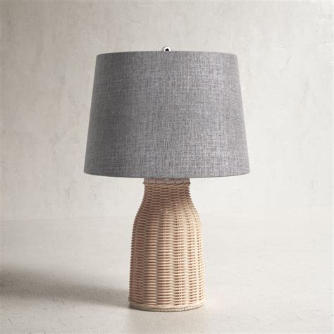 Birch Lane™ Guadalupe Wickerrattan Table Lamp And Reviews Wayfair