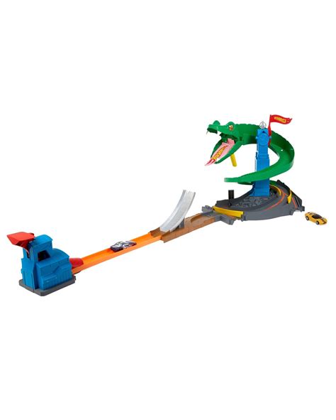 Riachuelo Pista Hot Wheels Ataque Das Cobras Mattel Verde