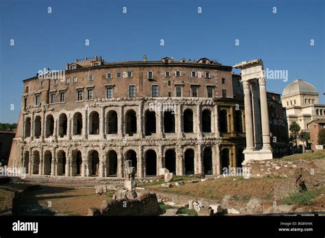 Theater Of Marcellus Theatrum Marcelli Rome Stock Photo Alamy