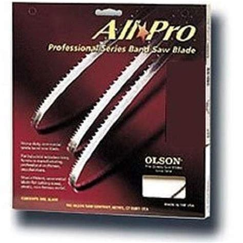 Olson Saw Apg72689 Allpro Pgt Band 3 Tpi Hoja De Sierra De Gancho 12