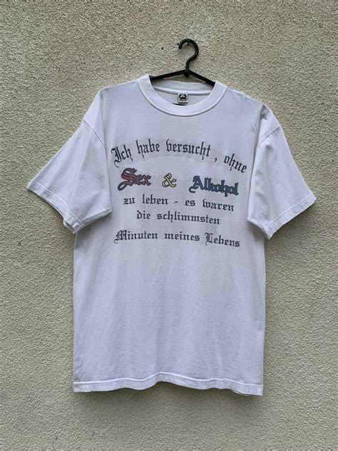 Vintage Vintage Sex Alkohol Humor T Shirt Grailed