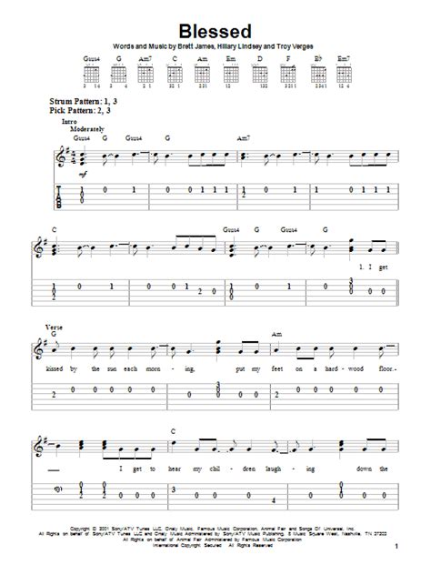 Blessed by Martina McBride - Easy Guitar Tab - Guitar Instructor