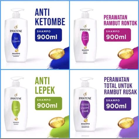 Jual Shampo Pantene 900ml 4 Varian Shopee Indonesia