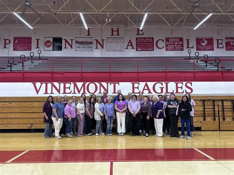 Vinemont - Today we wore Purple. VHS is for the second year an Alabama