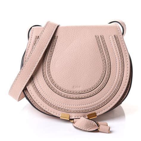 Chloe Calfskin Marcie Round Crossbody Bag Blush Nude Fashionphile