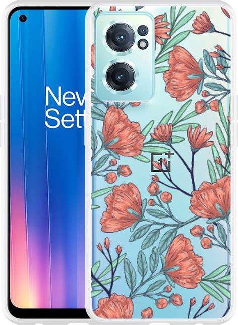 Oneplus Nord Ce Hoesje Poppy Roses Designed By Cazy Bol