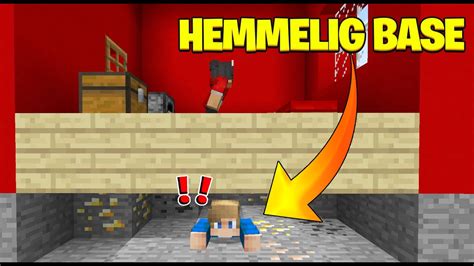 Bygger En Hemmelig Base Under ShadysMC Hus I Minecraft YouTube