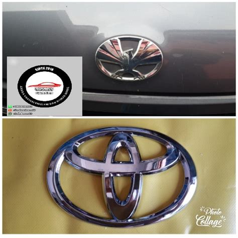 Jual Emblem Depan Grill Toyota Pengganti Logo Asli Agya Shopee Indonesia