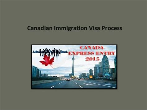 Canadian Immigration Visa Process