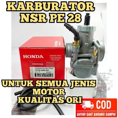 Jual ORI KARBURATOR HONDA KODE KW6 NSR PE 28 ASLI ORIGINAL KEIHIN