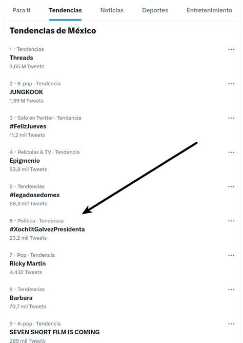 Orly64 on Twitter Buenos días Sigue la tendencia de XochitlGalvez