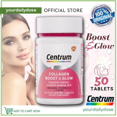 Centrum Collagen Boost And Glow Tablets 50 Tablets Lazada Ph