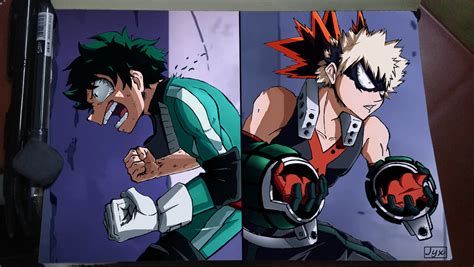 Deku Vs Kacchan Boku No Hero Academia By Bluedreamer On Deviantart