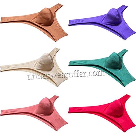 Sexy Men S Shiny Ice Silk Bikini Briefs Underwear Half Rear Skimpy Bottoms Hipster Pants Un M