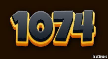 text effect  logo design number