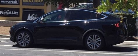 2016 Tesla Model X Spotted Completely Naked In California Reveal