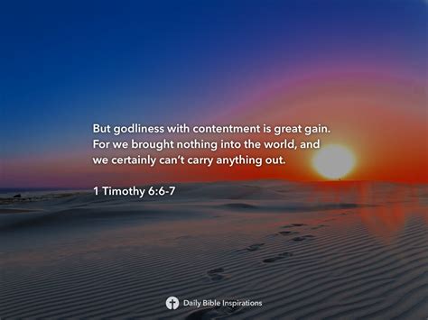 1 Timothy 66 7 Daily Bible Inspirations