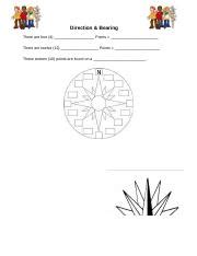 Understanding Direction and Bearing with Practical Examples | Course Hero
