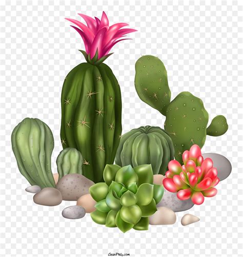 Cactus Plantes Les Plantes Succulentes Des Plantes Du D Sert Png