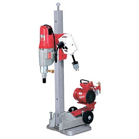 Milwaukee 120v Ac 10 In Capacity Concrete Diamond Coring Rig 38d746 4115 22 Grainger