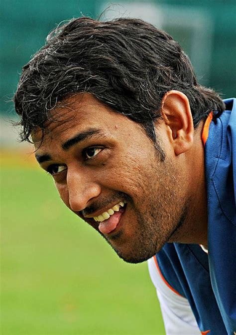 Mahendra Singh Dhoni Takes A Breather During Training