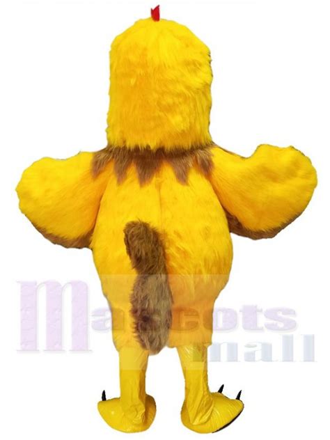 Cute Yellow Cock Rooster Mascot Costume Animal