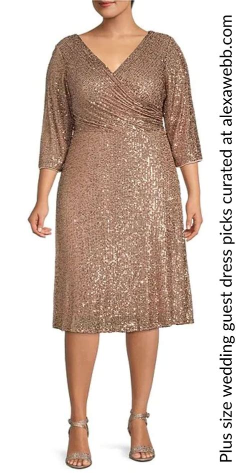 Plus Size Wedding Guest Dresses With Sleeves Alexa Webb Plus Size