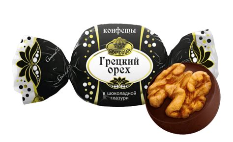 Сладости Восточные Грецкий орех в шоколадной глазури. Granddian