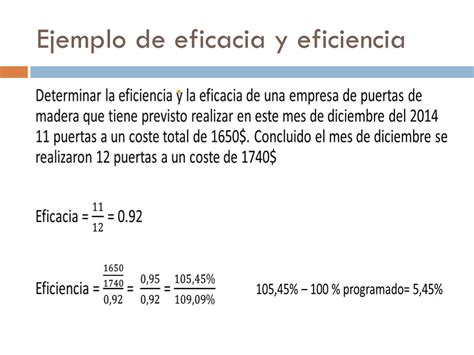 Ejemplos De Eficacia En Una Empresa Nuevo Ejemplo