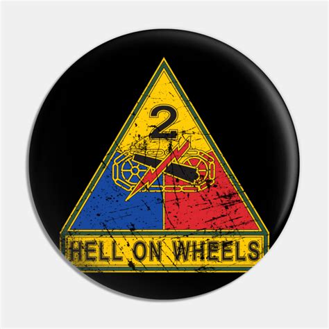 Us Army 2nd Armored Division 2nd Ad 2nd Armored Division Pin