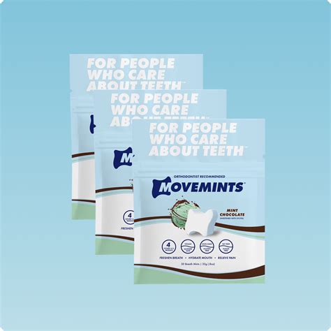 Movemints Breath Mints for Aligners | Mint Chocolate