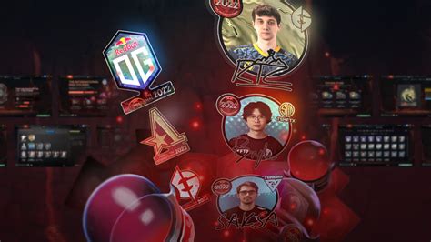 Dota 2 — Наклейки команд и игроков с The International 11