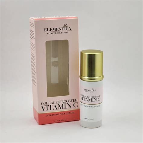 Elementica Collagen Booster Vitamin C Anti-aging Face Serum 1.4 oz Dar ...