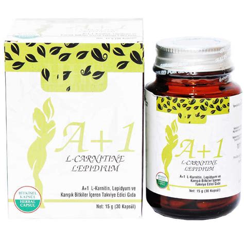 Hhs A1 L-Carnitine Lepidium Bitkisel 30 Kapsül X 3 Adet
