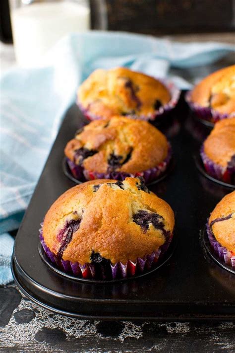 Greek Yogurt Blueberry Muffins Low Sugar Recipe Scrummy Lane