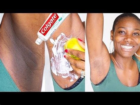 How To Lighten Dark Underarms Naturally Fast With Colgate Toothpaste